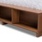Baxton Studio Tamsin Wood Full Size 4-Drawer Platform Bed with Built-In Shelves 173-9419-10668 - alternate 7